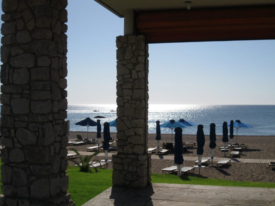 Blick von Strandbar Olympos Beach Hotel