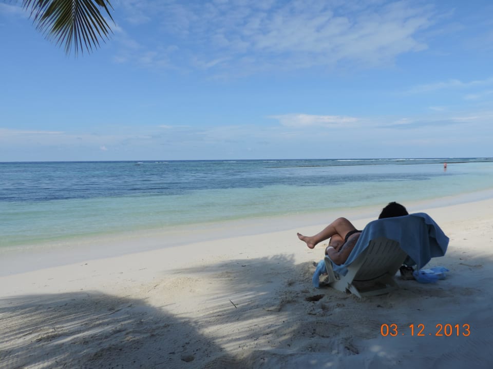 Ausblick von unserem Bungalow Kuredu Island Resort & Spa