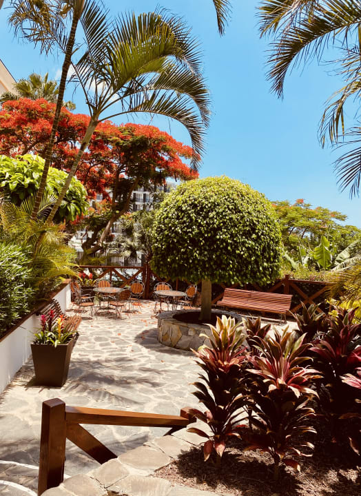 Gartenanlage allsun Hotel Lucana