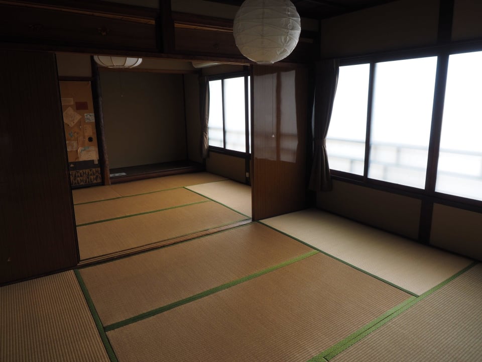 Nebenzimmen waren ungenutz da nur 1 Eingang im Haus Ferienhaus Kyo Machiya no Yado Bettei Butsuguyacho