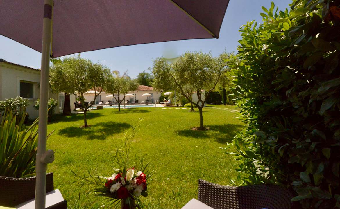 Gartenanlage Hôtel Villa Sophia