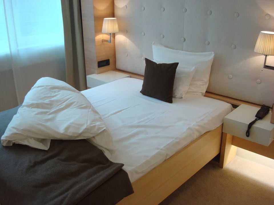 "Doppelbett" für zwei Personen SIDE Design Hotel Hamburg