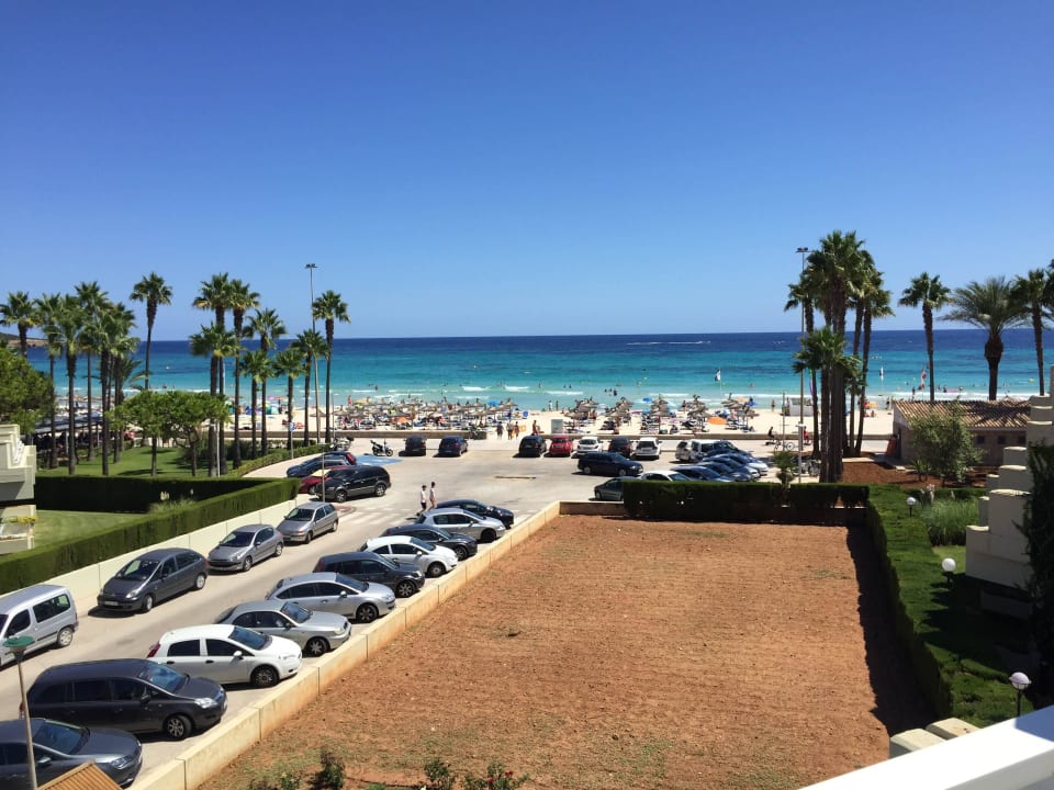 Ausblick vom Balkon Hipotels Mediterraneo Club