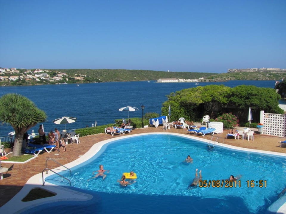 Blick von Zimmer 105 Hotel Artiem Carlos III - Adults only