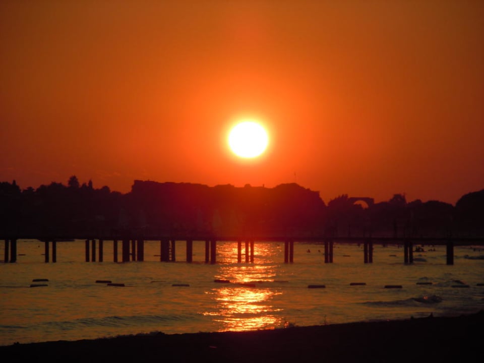 Sonnenuntergang am Strand Ali Bey Resort Sorgun
