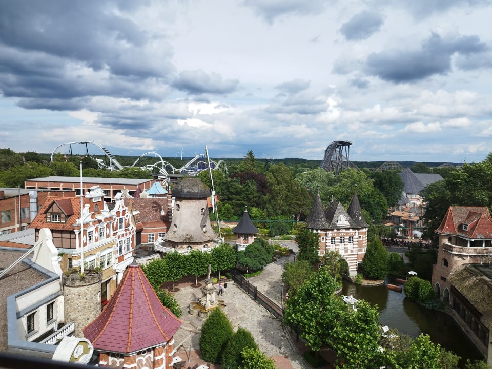 Ausblick Heide Park Abenteuerhotel