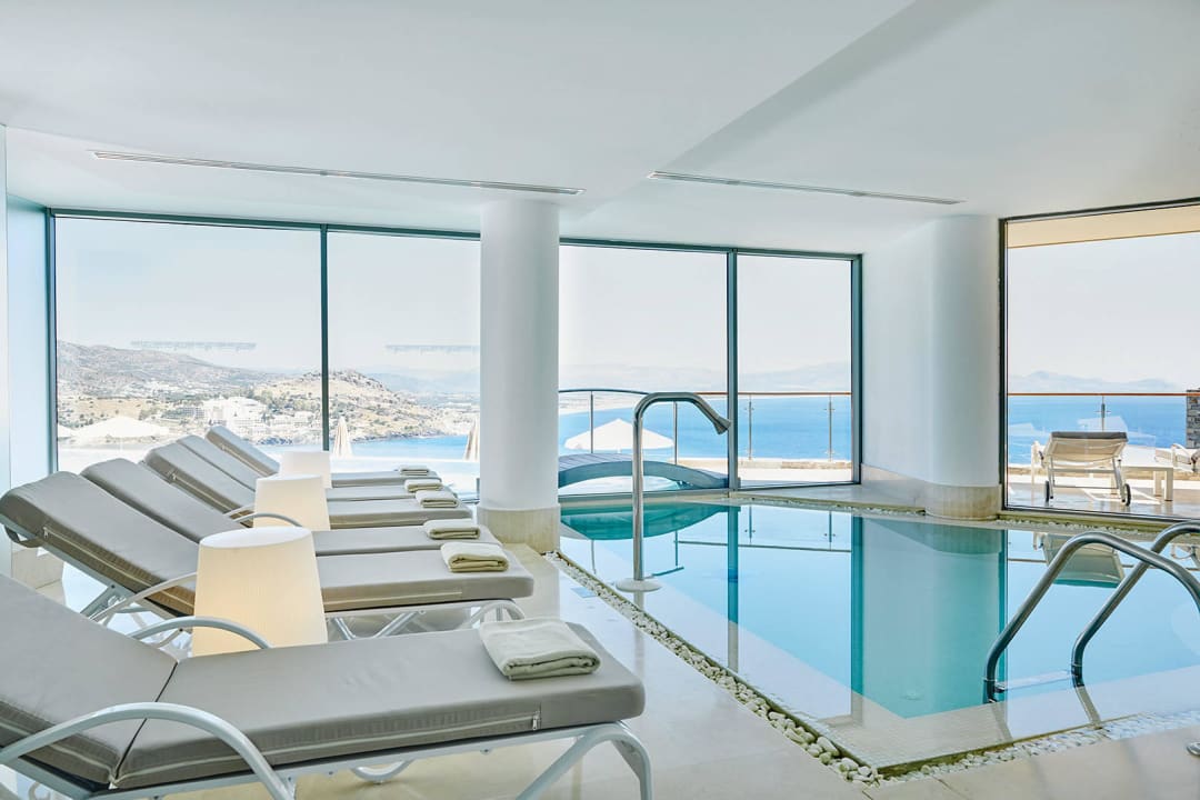 Indoor Heated Swimming Pool Lindos Blu, Luxury Hotel & Suites - Adults only