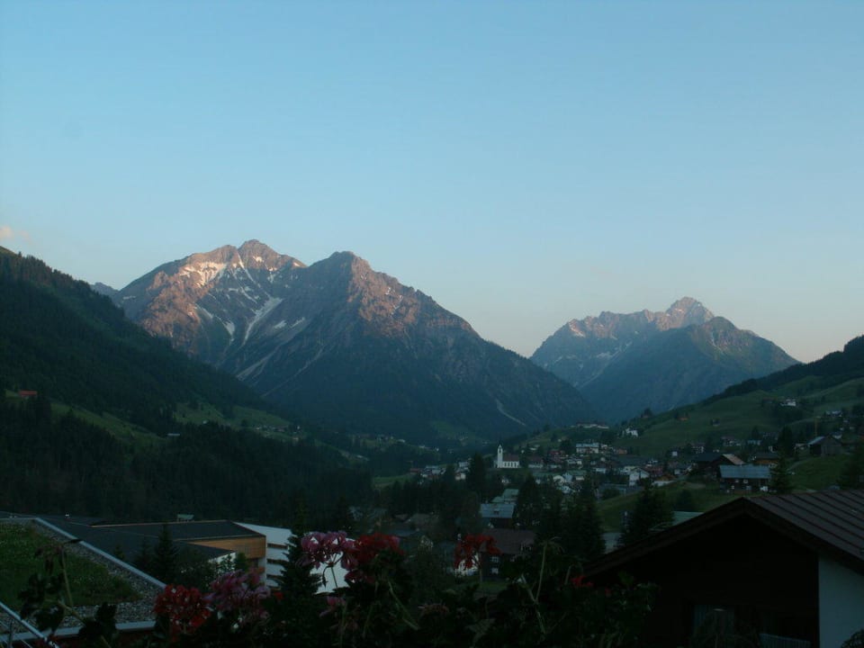 Ausblick vom Balkon Hotel Birkenhöhe