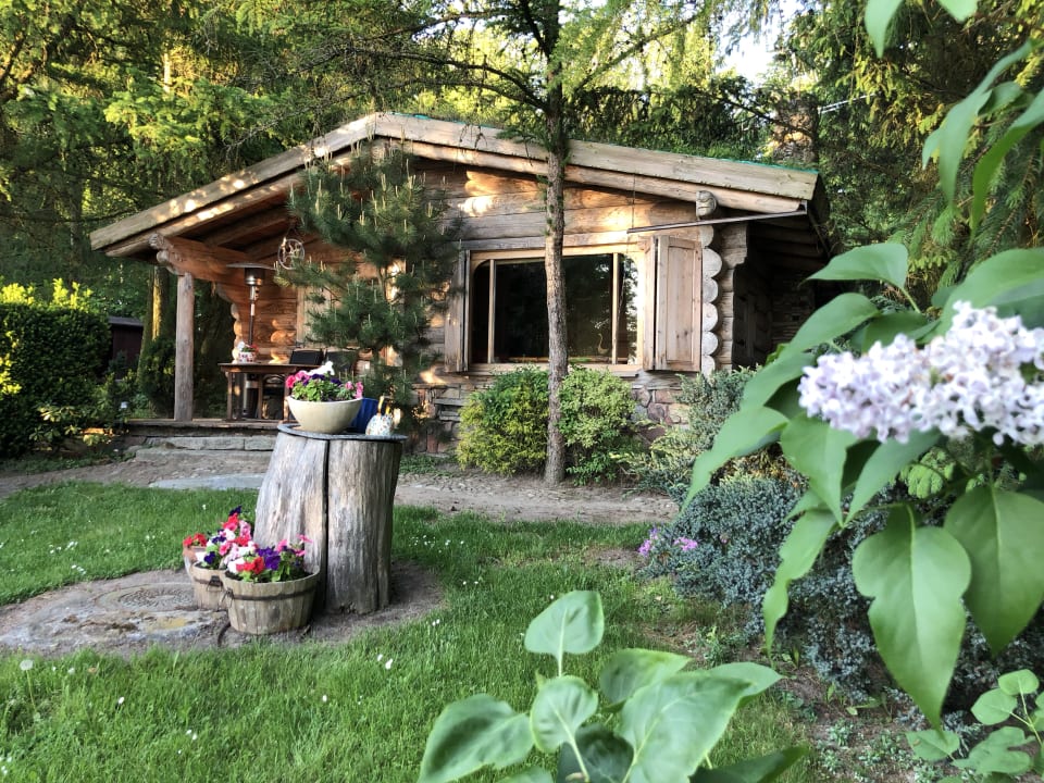 Außenansicht Ferienhaus Dom Z Bali nad Jeziorem Balewo