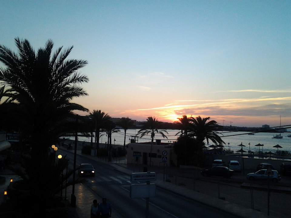 Blick von der Terrasse Hotel Osiris