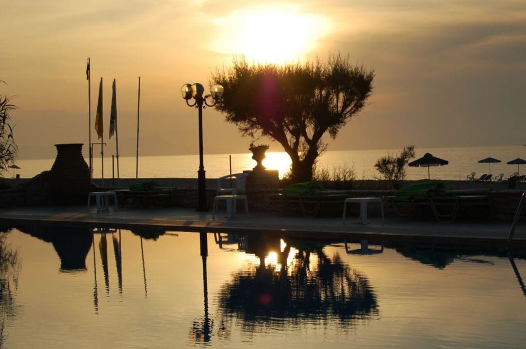 Sonnenuntergang Golden Beach Rethymnon