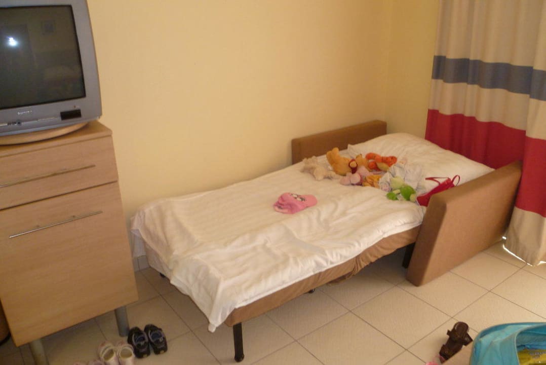 Zusatzbett für unsere Tochter Residence Garden Istra Plava Laguna