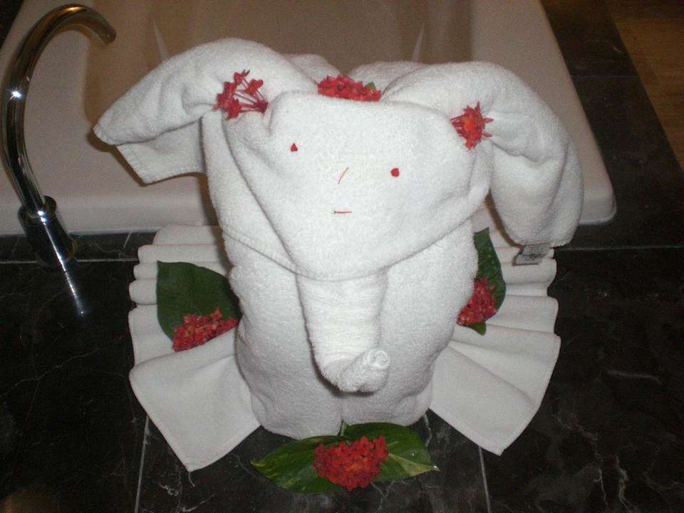 Elefant aus Handtüchern Grand Palladium Select Bávaro Resort & Spa
