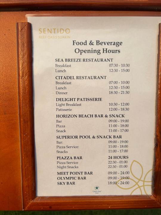 Gastro Sentido Reef Oasis Suakin