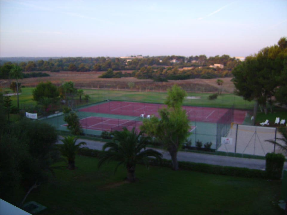 Blick vom Balkon Hotel Exagon Park