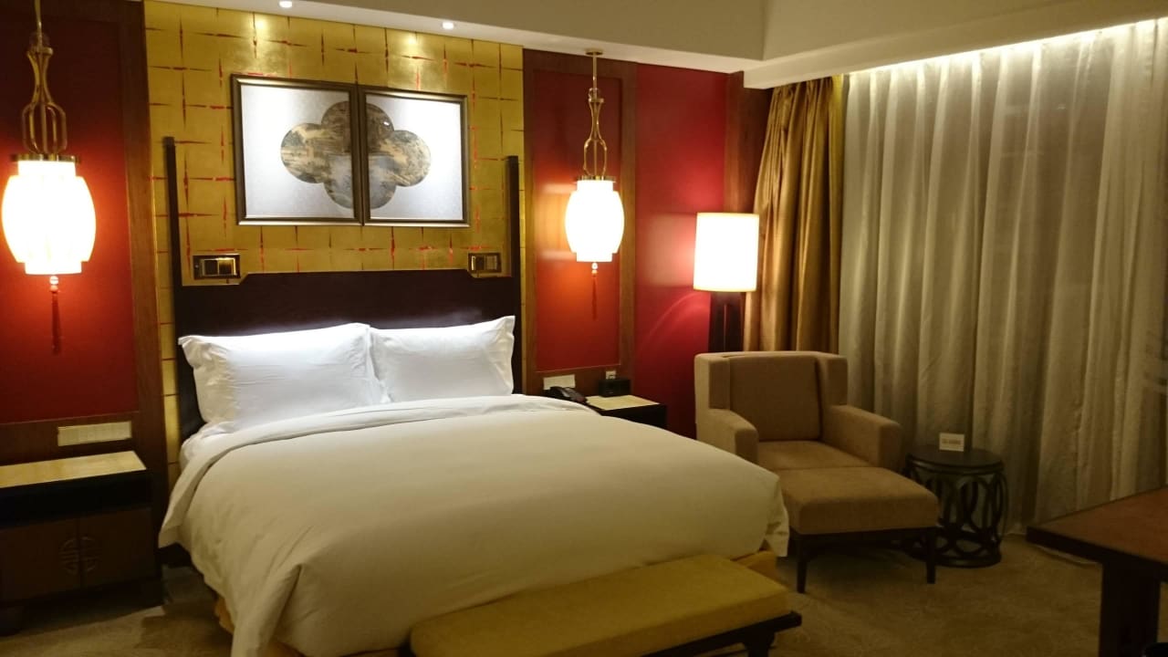 Schlafbereich Hilton Tianjin Eco-City