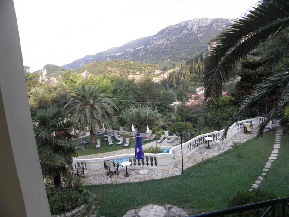 Blick vom Zimmerbalkon Hotel & Apartments Liapades Beach