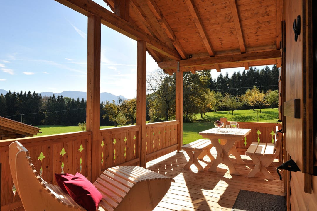 Terrasse am Chalet Lamplhof Lamplhof