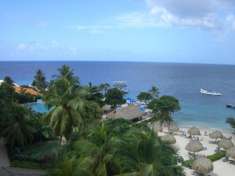 Blick vom Balkon Raum 425 Dreams Curacao Resort, Spa & Casino