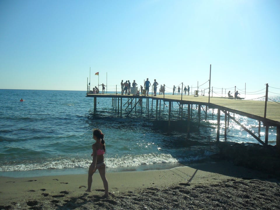 Zejscie do wody Hotel Hedef Resort