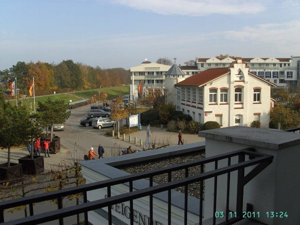 Blick vom Balkon Strandhotel Zingst