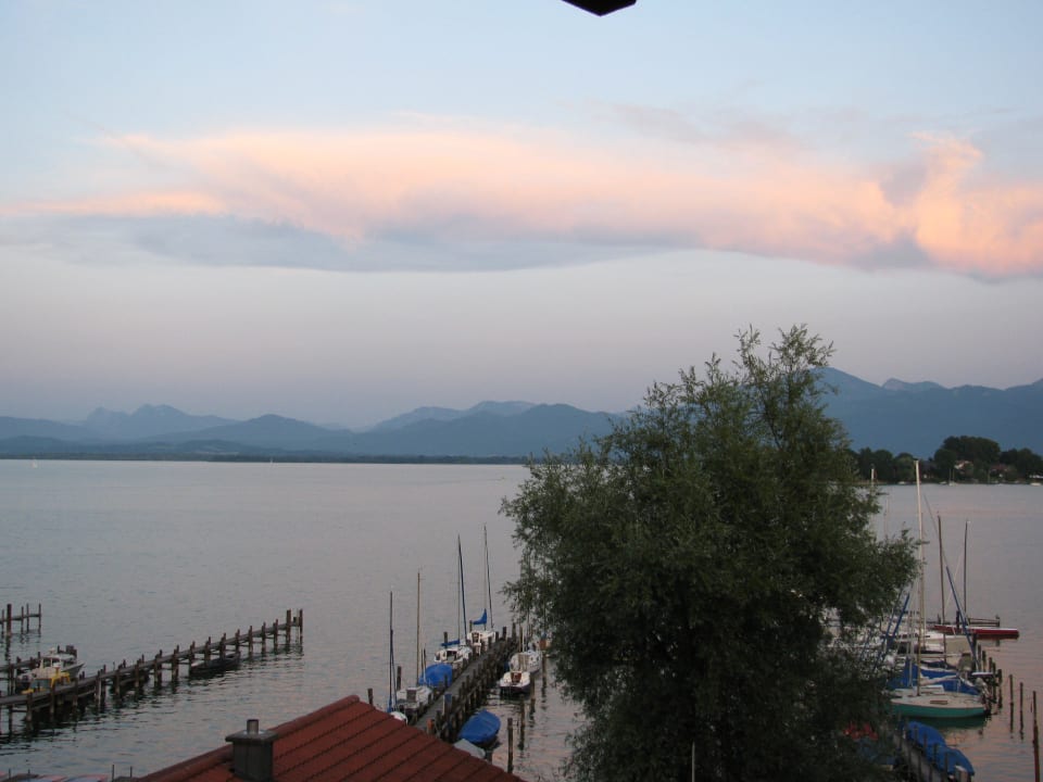 Abendstimmung auf dem See Ferienresidenz Chiemseestern