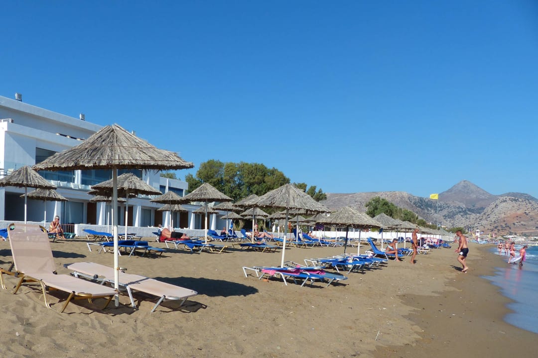 Strand am Morgen Civitel Creta Beach