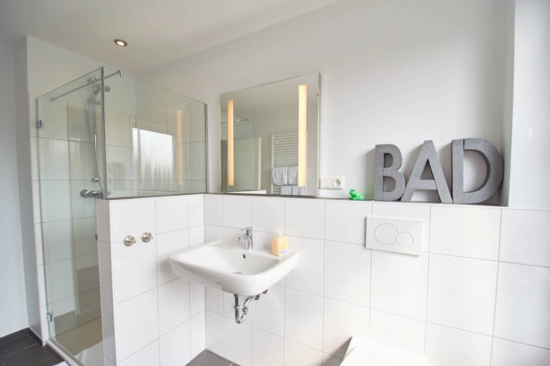 Badezimmer Nordsee Apartments Bremerhaven