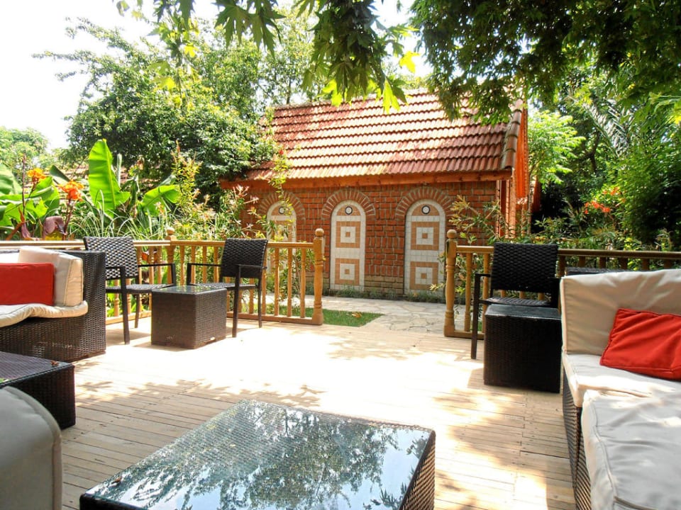 Sitzen in der Lounge Can Garden Beach