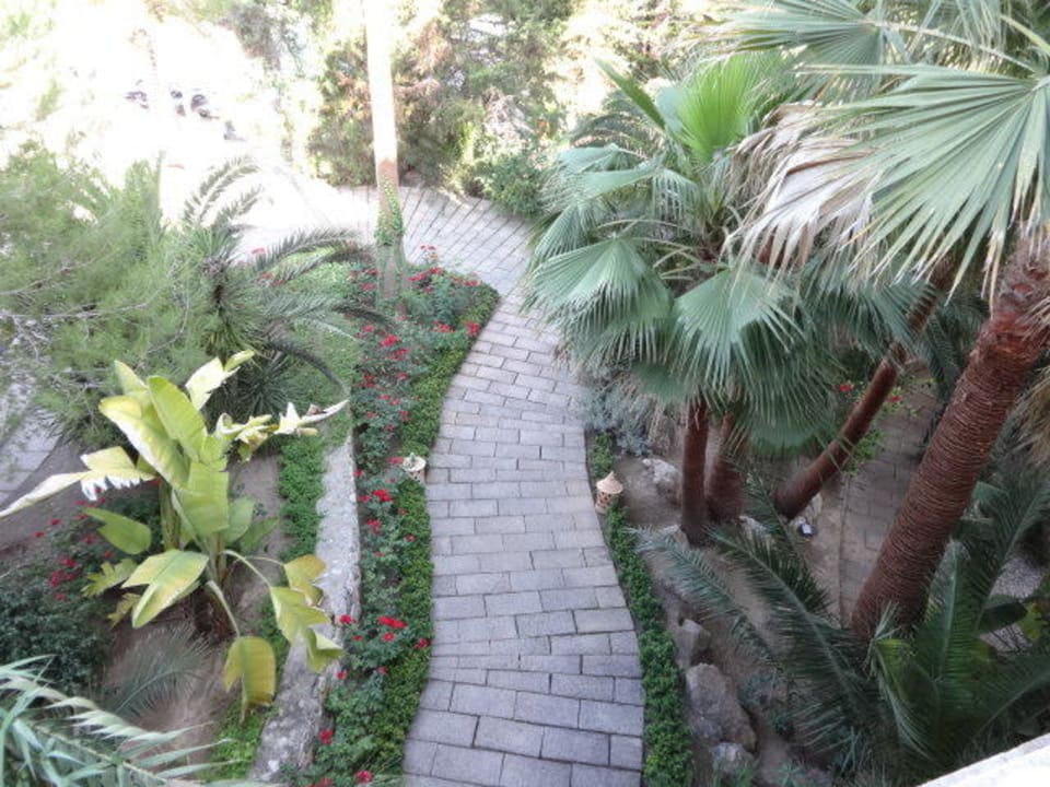 Der Blick vom Balkon der Suite 3204 Lago Garden