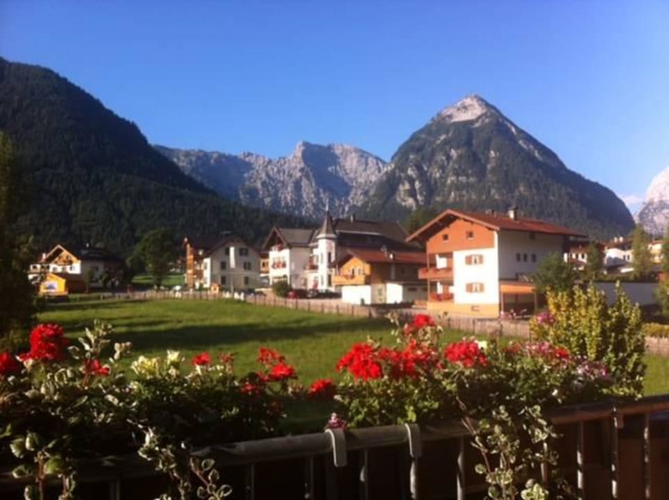 Blick vom Balkon Verwöhnhotel Kristall