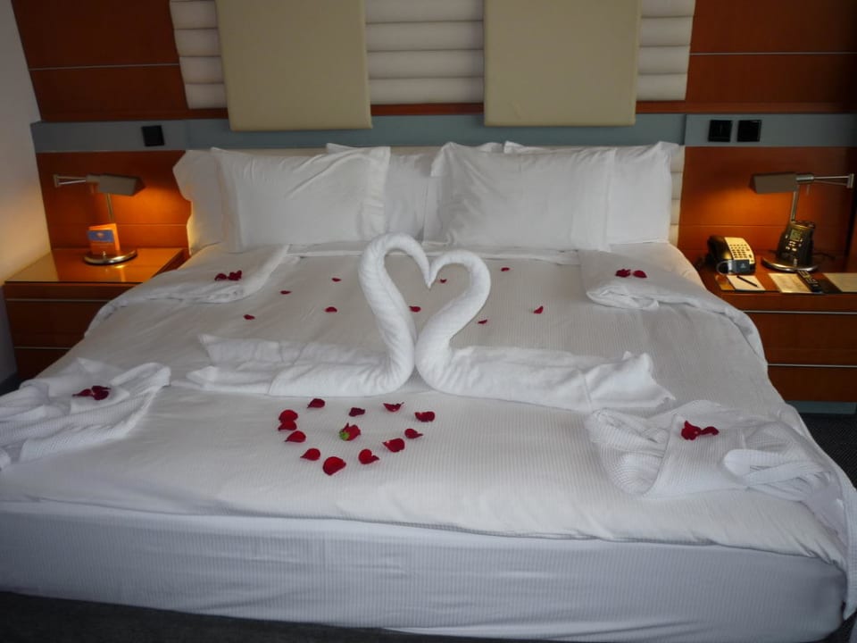 Flitterwochen-Begrüßung Golden Sands Hotel Creek