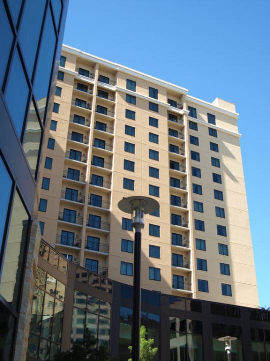 Fassade von hinten Embassy Suites San Antonio Riverwalk Downtown