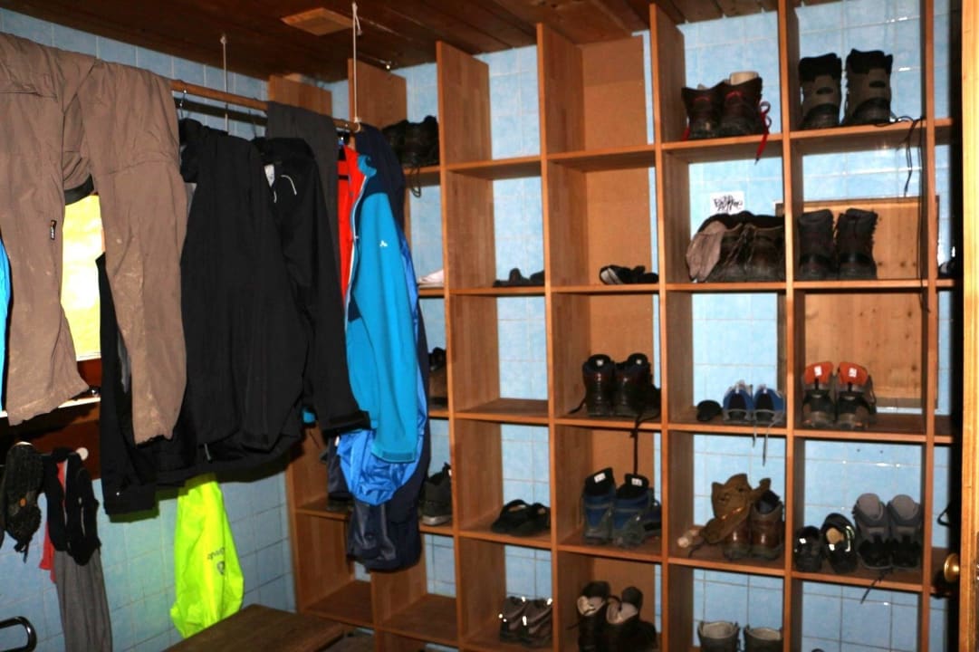 Schuh- und Trockenraum Erfurter Hütte