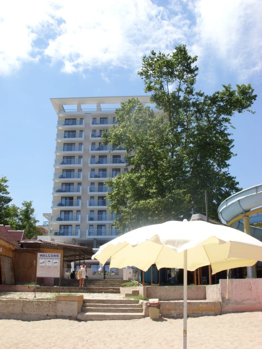 Hotel vom Strand aus GRIFID Hotel Metropol