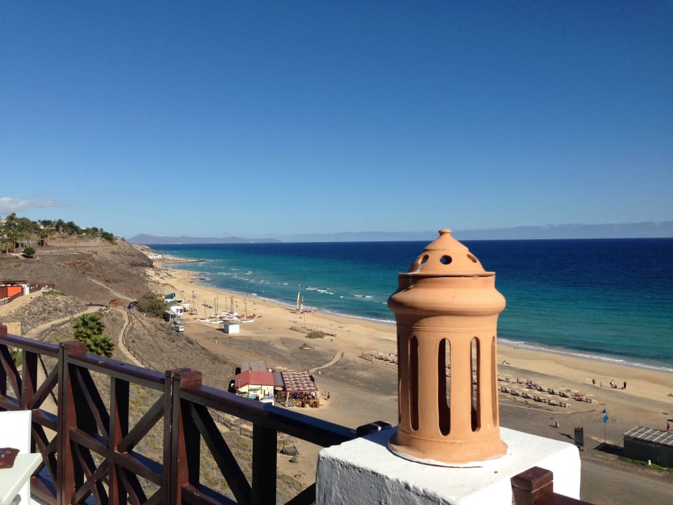 Von der Terrasse zum Strand Club Jandia Princess
