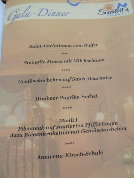 Candle light Diner Hotel Sonnleiten