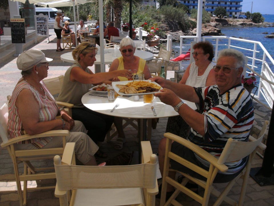 Mittagessen Glaros Beach Hotel