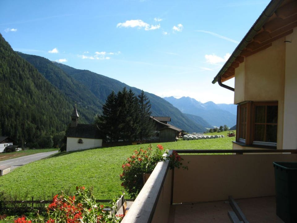 Aussicht vom Balkon Berghotel Johanneshof