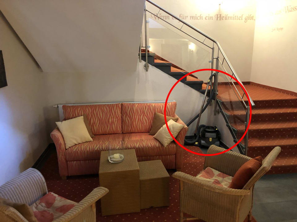 Abstellfläche Staubsauger ...! Best Western Plus Parkhotel Maximilian Ottobeuren