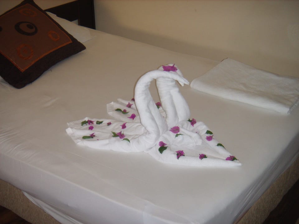 Kleine Aufmerksamkeiten des Zimmermädchens Oz Hotels Incekum Beach
