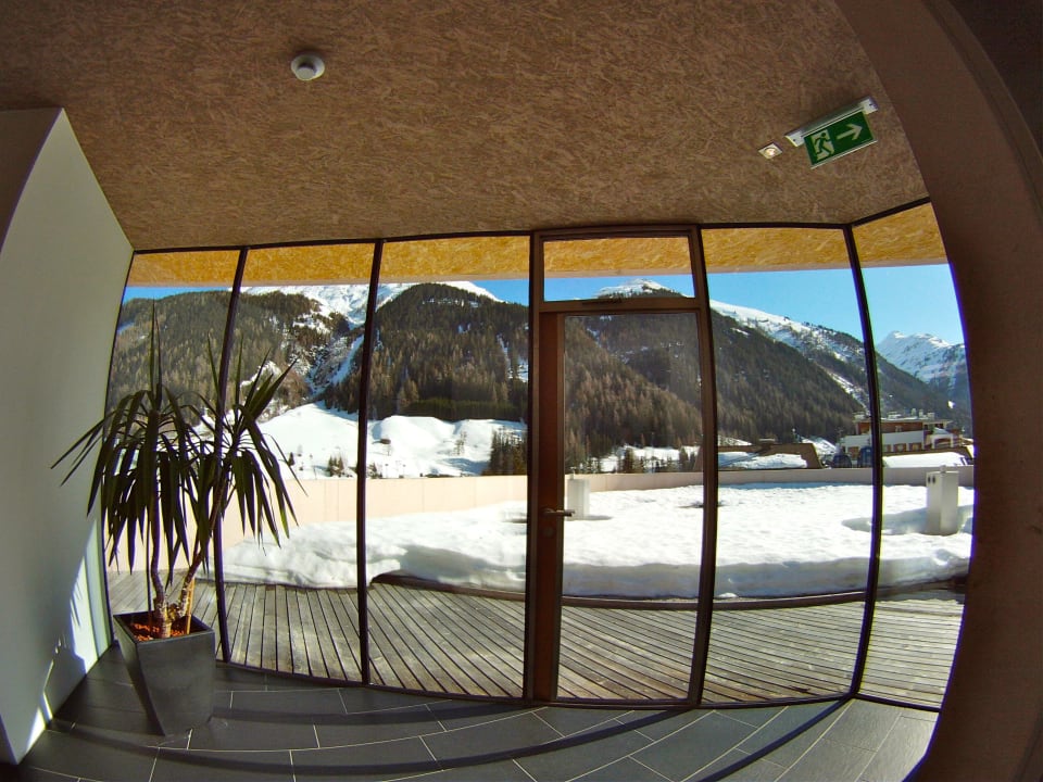 Balkonblick Hotel Arlmont