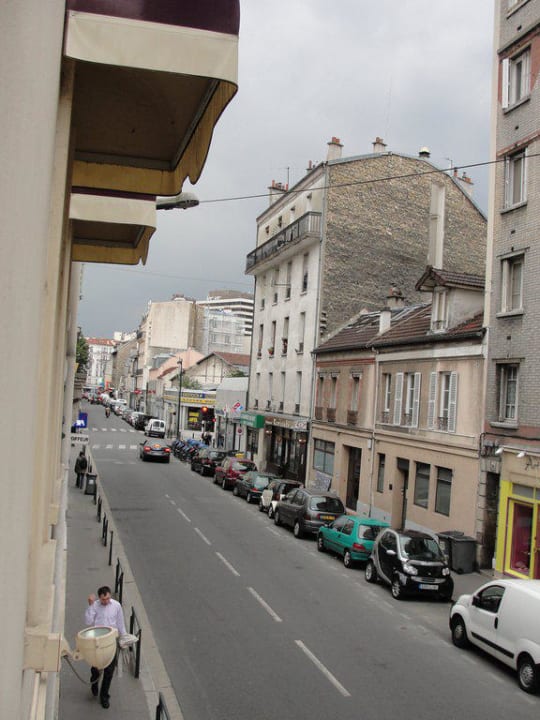 Blick aus dem Zimmer (links) Hotel Le Dauphin