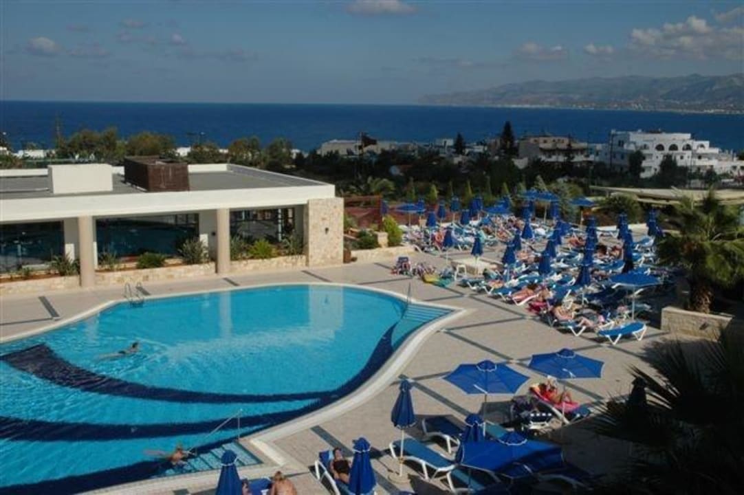 Pool mit Liegen Grand Hotel Holiday Resort