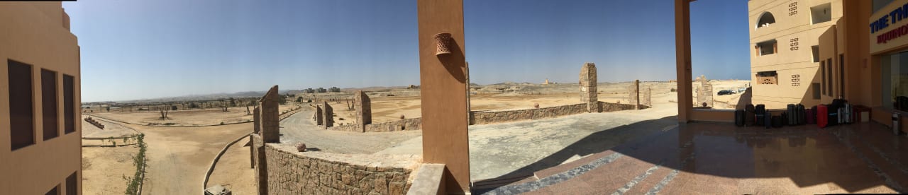 Blick vom Eingangsbereich Three Corners Equinox Beach Resort