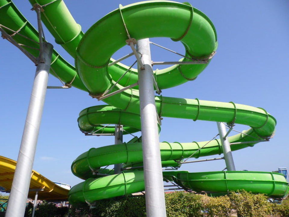 Teil vom Rutschenpark Titanic Beach Spa & Aqua Park