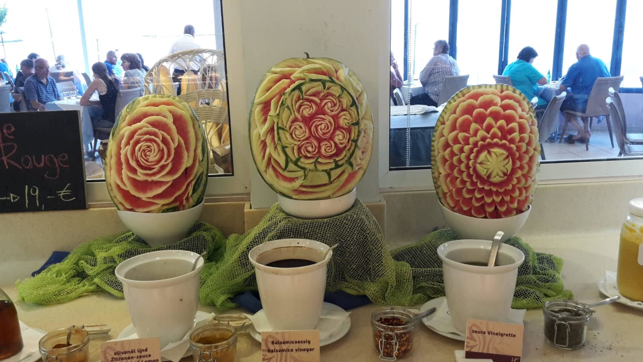 Deko am Büffet Hotel Corissia Princess