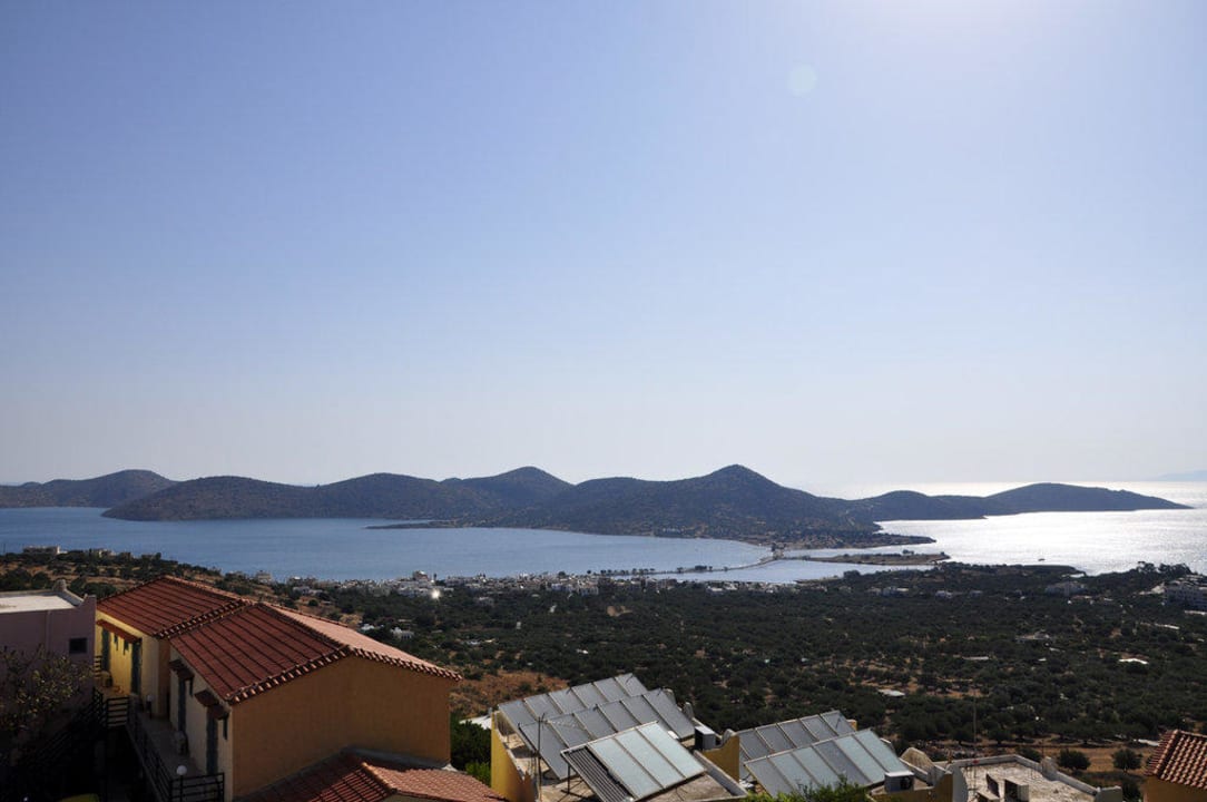 Ausblick vom Balkon Elounda Residence Resort & Waterpark