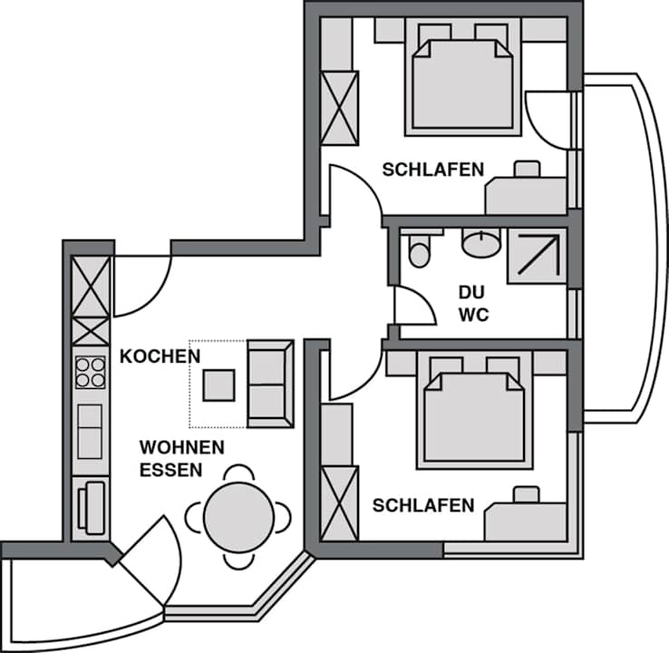 Zimmer Apart Bergkristall