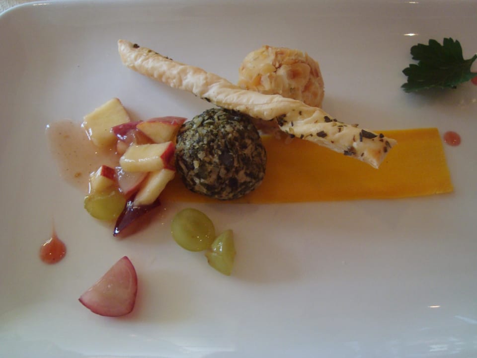 Eines der leckeren Menüs Baby- & Kinderhotel Laurentius